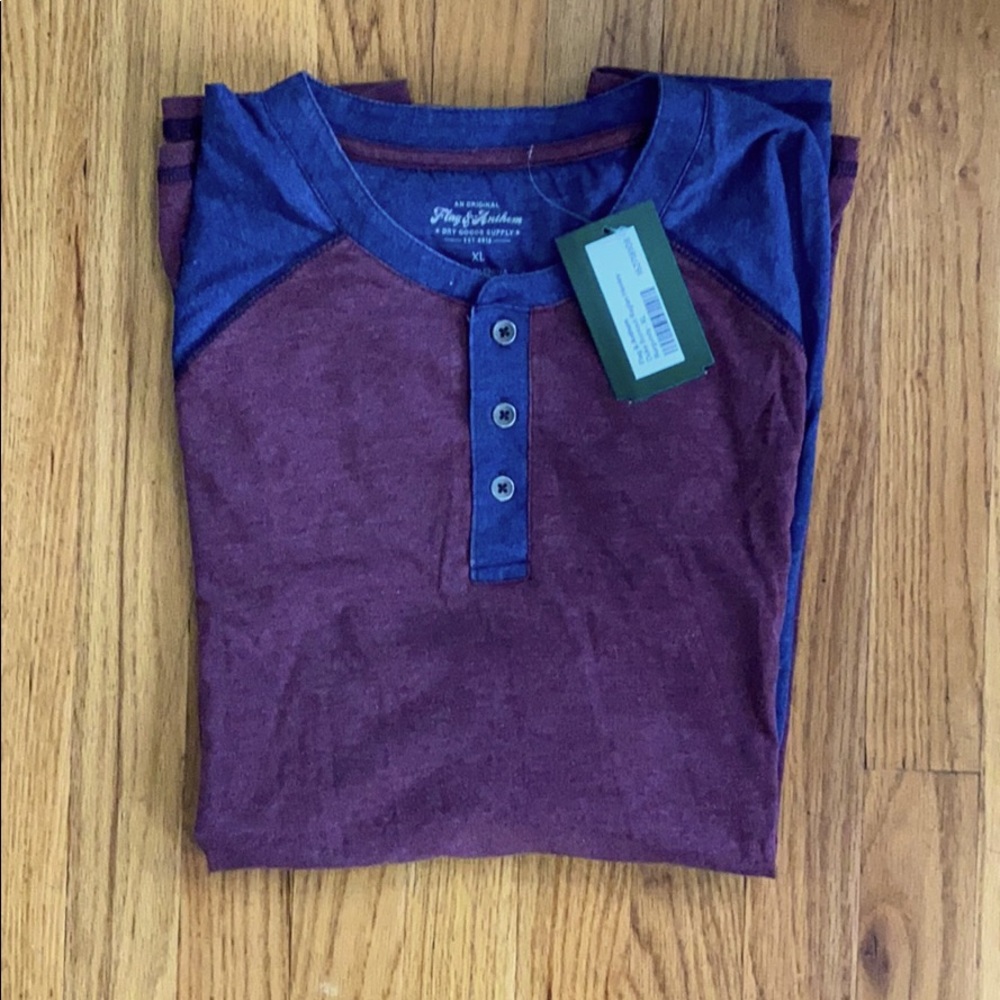 Duke Burnout Raglan Henley